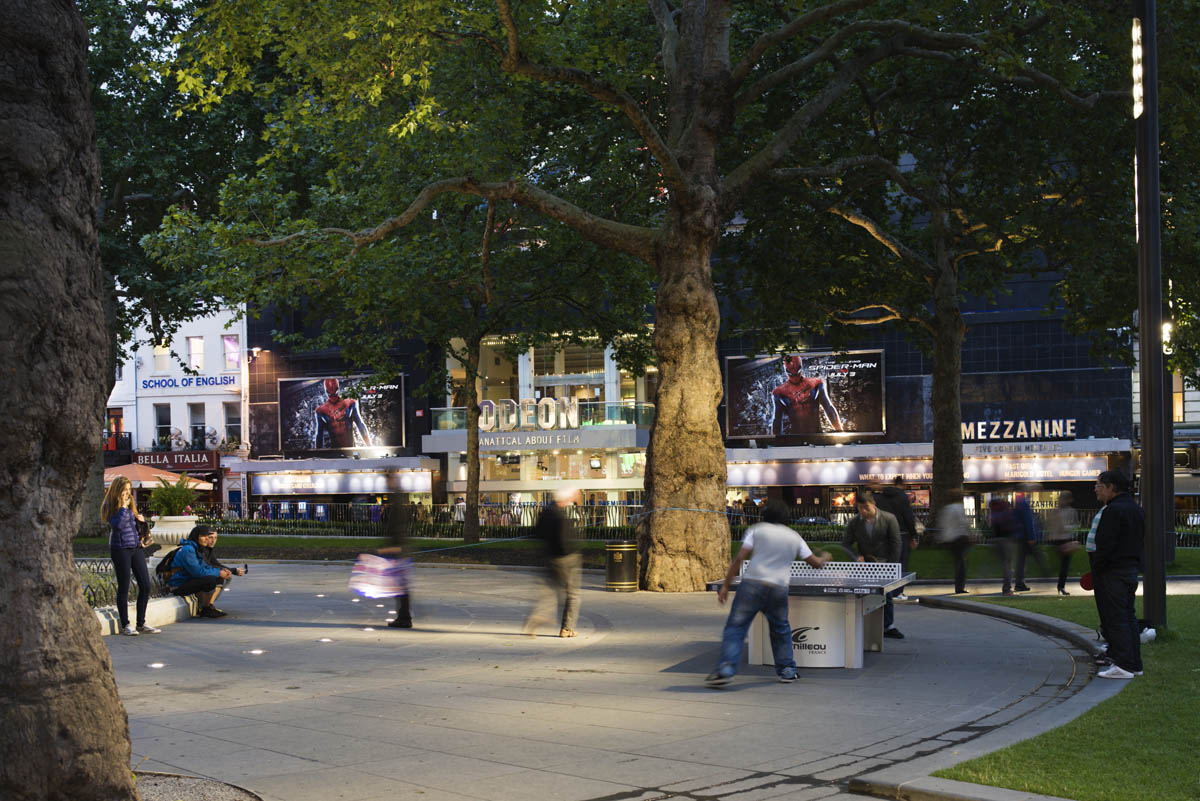 Leicester Square Lighting Project - iGuzzini