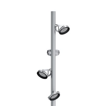 Multi Agorà pole mounted with minimal flange