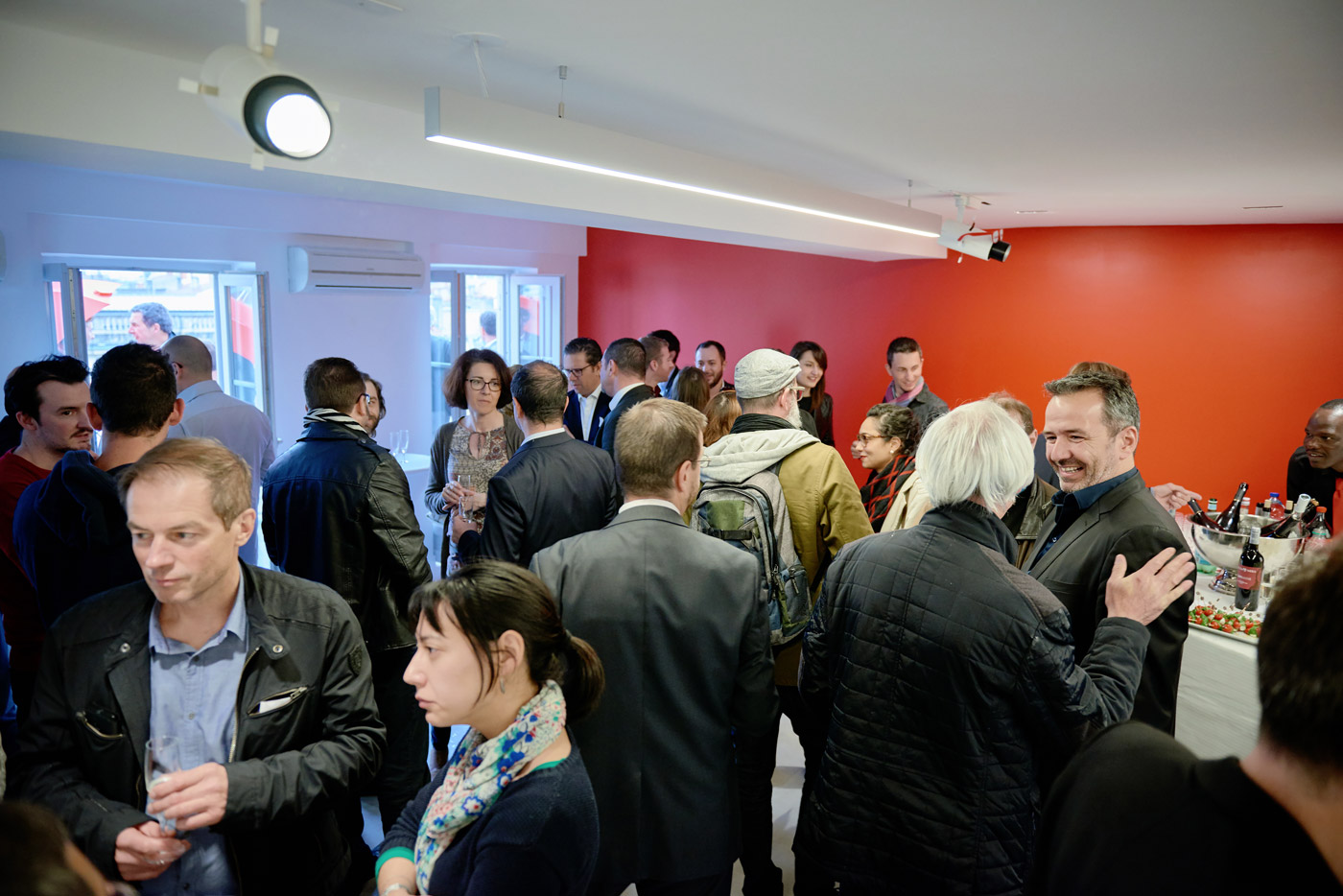 Our new office in Lyon was packed during the inauguration